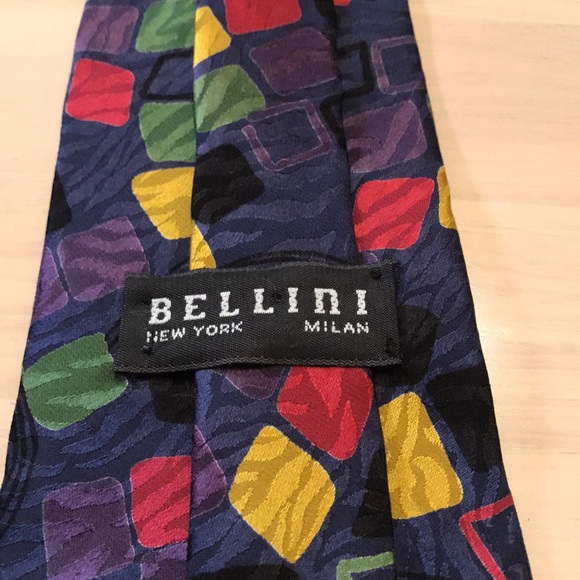EUC Bellini Men’s 100% Silk Tie - Picture 3 of 4